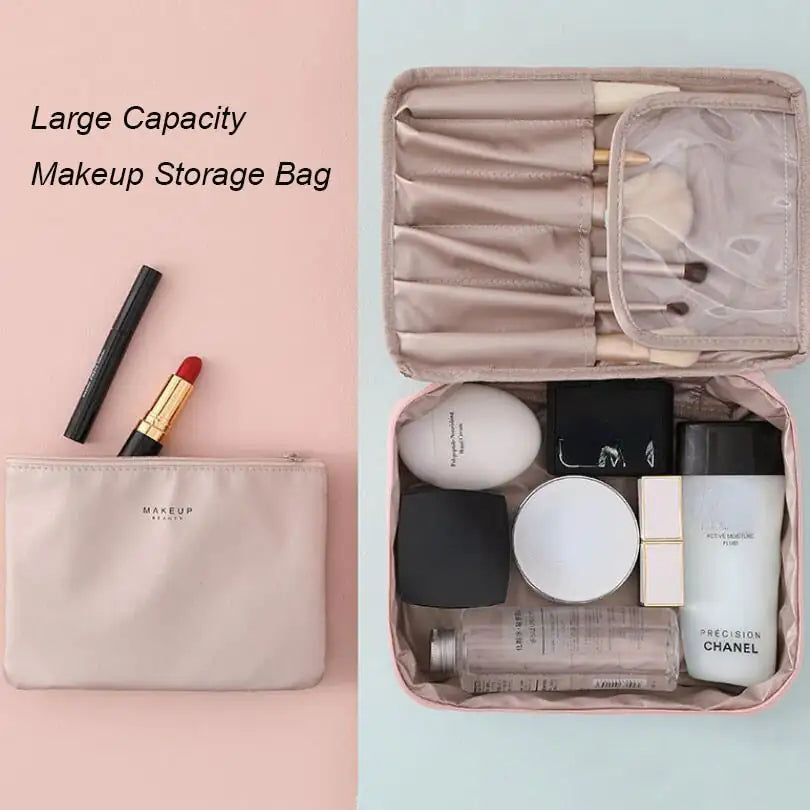 The Perfect Pouch – Luxury Travel Makeup Bag with Smart Storage
