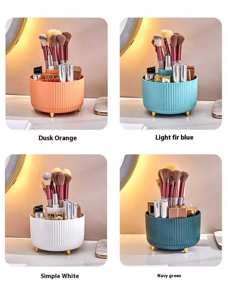 The Beauty Cosmetic Brush Holder - 360° Rotating Makeup Brush Holder
