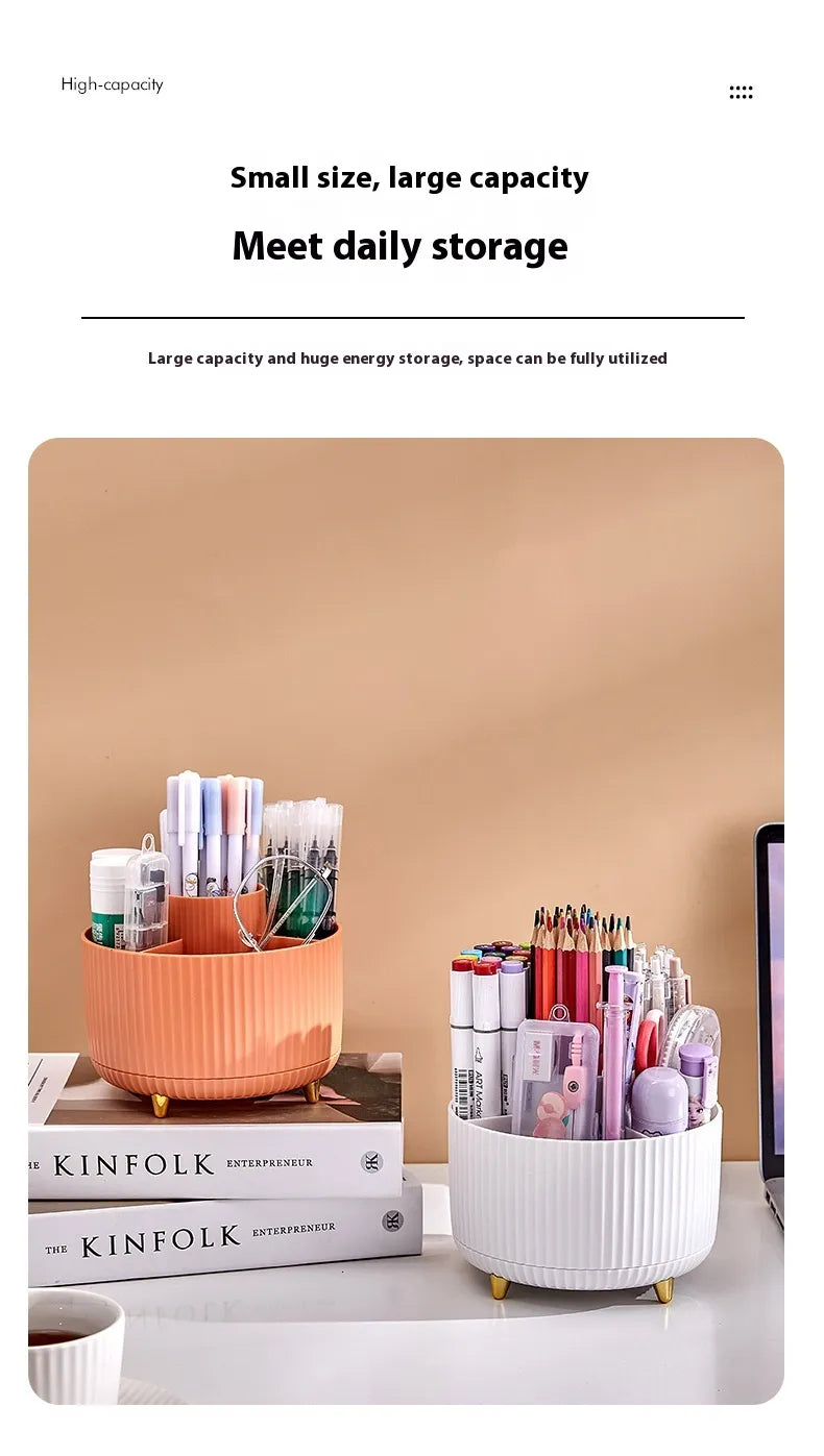 The Beauty Cosmetic Brush Holder - 360° Rotating Makeup Brush Holder