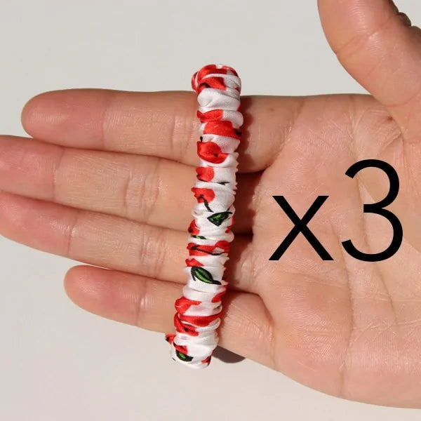 The Skinny Scrunch (3 Per Order)– Sleek Luxury Satin Hair Scrunchi