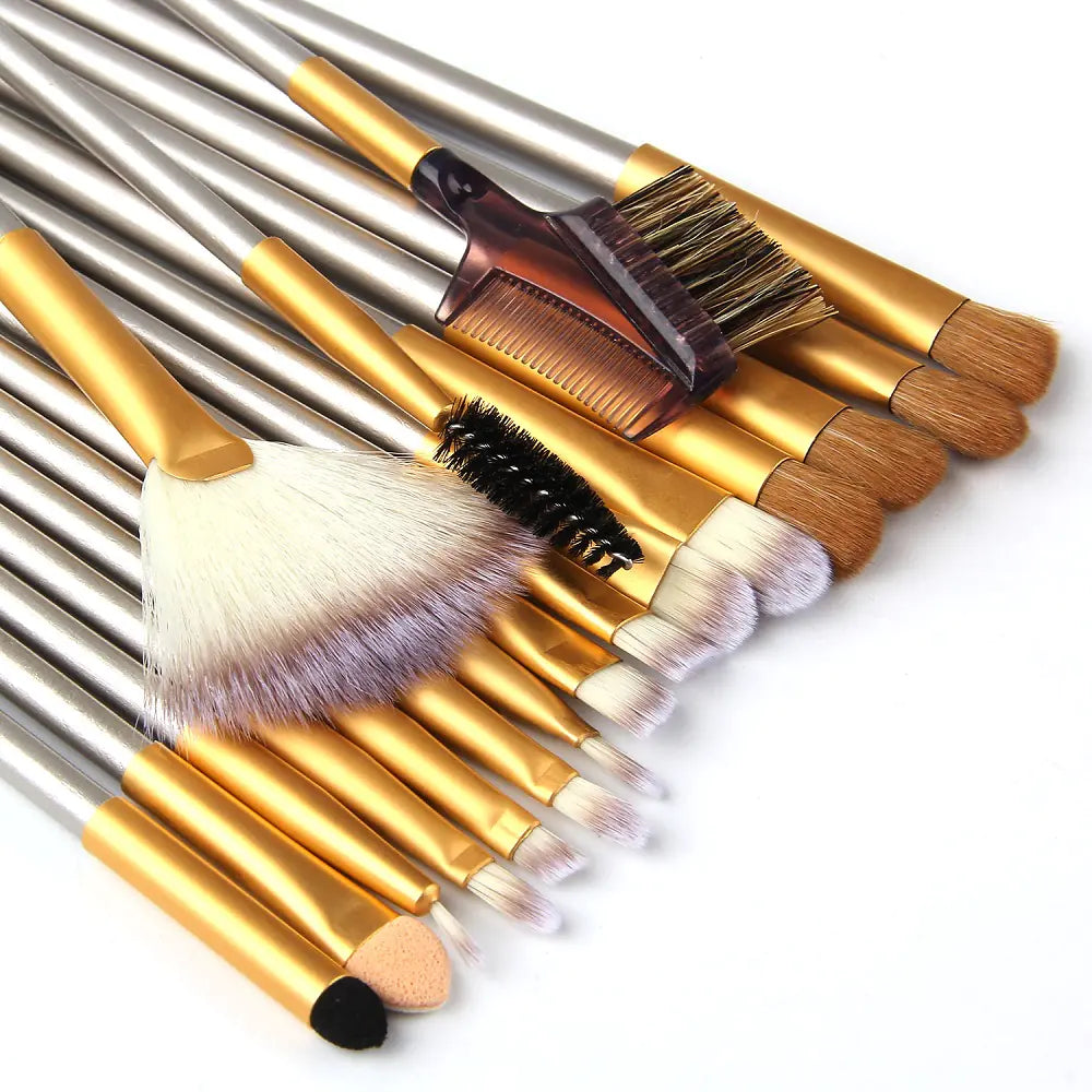 Desert Rose Makeup Brush Set – Champagne Persian Makeup Brushes for Flawless, Polished Looks