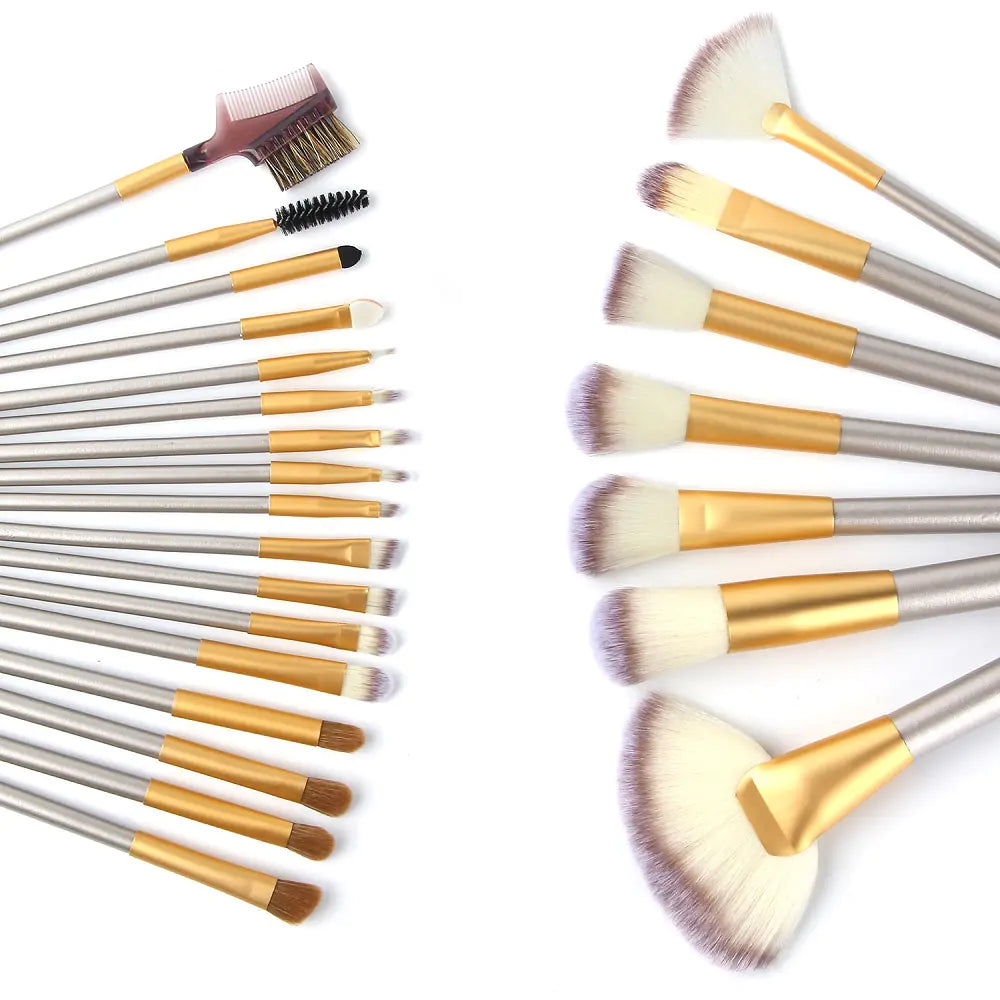 Desert Rose Makeup Brush Set – Champagne Persian Makeup Brushes for Flawless, Polished Looks