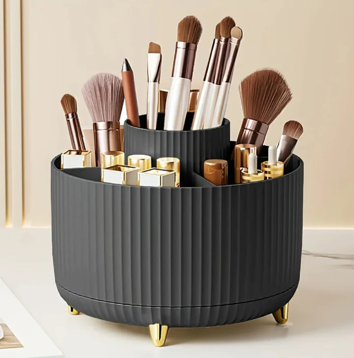 The Beauty Cosmetic Brush Holder - 360° Rotating Makeup Brush Holder