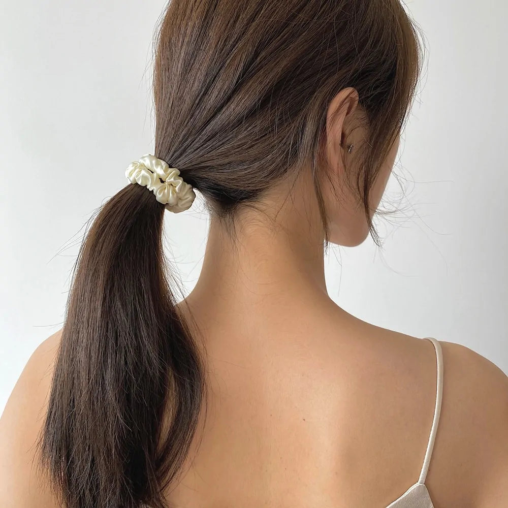 The Skinny Scrunch (3 Per Order)– Sleek Luxury Satin Hair Scrunchi