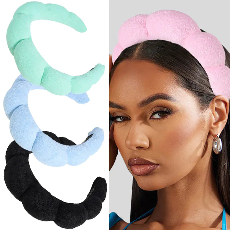 The Glam Crown - Thickened Sponge Headband for Hair and Face Washing