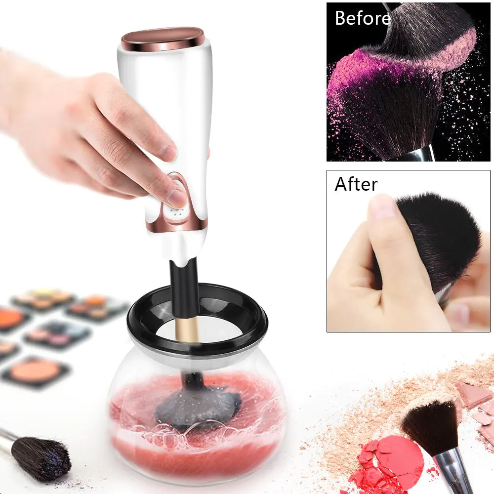 The Beauty Brush Cleaner XS – Compact Electric Makeup Brush Cleaner