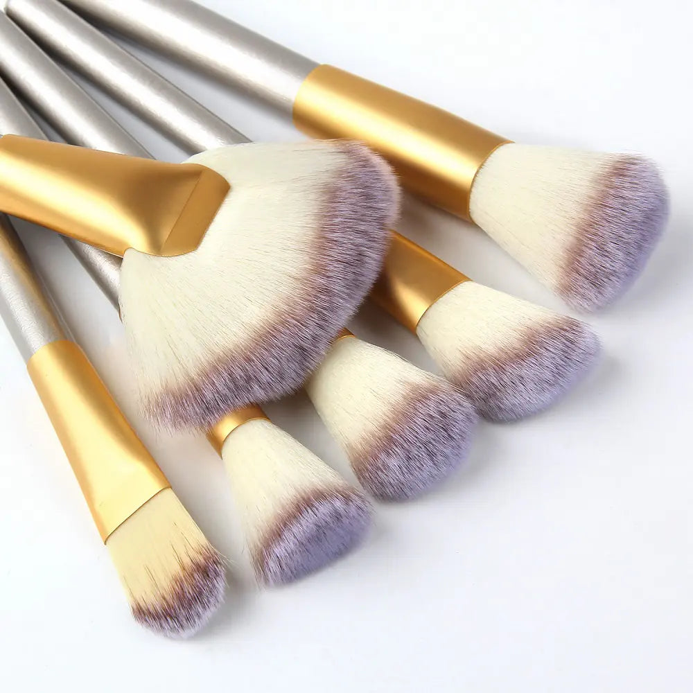 Desert Rose Makeup Brush Set – Champagne Persian Makeup Brushes for Flawless, Polished Looks