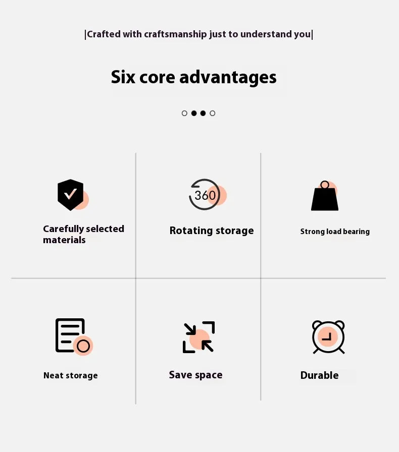 The Beauty Cosmetic Brush Holder - 360° Rotating Makeup Brush Holder