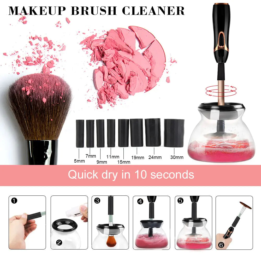 The Beauty Brush Cleaner XS – Compact Electric Makeup Brush Cleaner