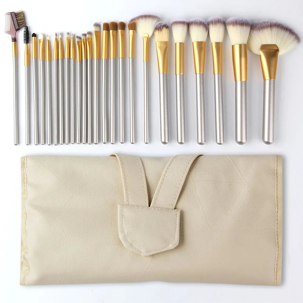 Desert Rose Makeup Brush Set – Champagne Persian Makeup Brushes for Flawless, Polished Looks