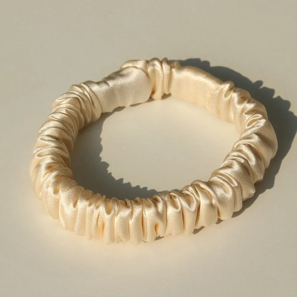 The Skinny Scrunch (3 Per Order)– Sleek Luxury Satin Hair Scrunchi