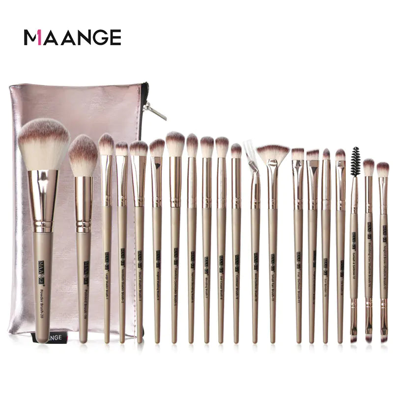 The Beauty Brush Set XL (20 Piece) - Luxury Makeup Set Brush for Flawless, Effortless Application