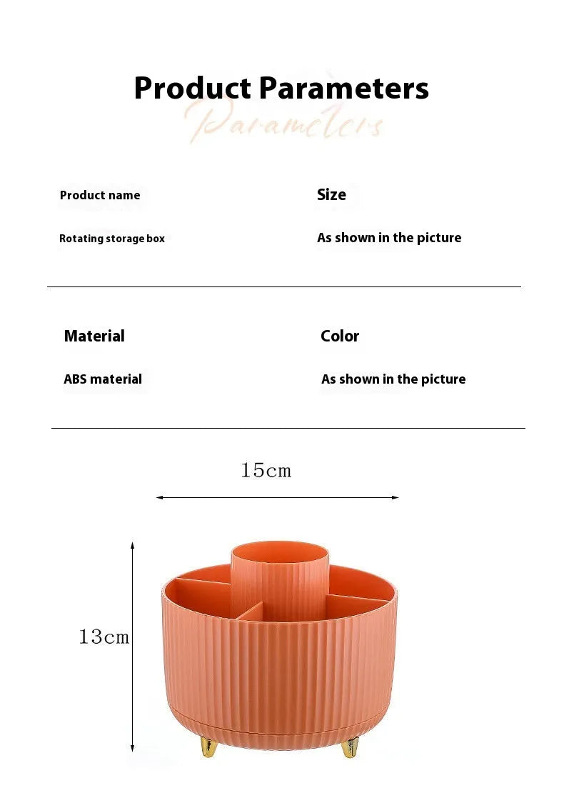 The Beauty Cosmetic Brush Holder - 360° Rotating Makeup Brush Holder