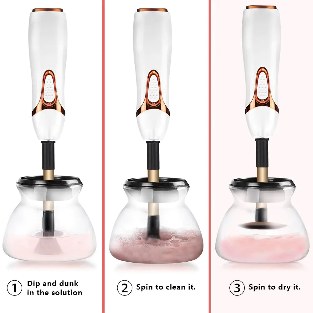 The Beauty Brush Cleaner XS – Compact Electric Makeup Brush Cleaner