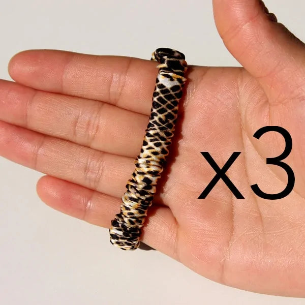 The Skinny Scrunch (3 por pedido): Coleteros de satén de lujo y elegantes