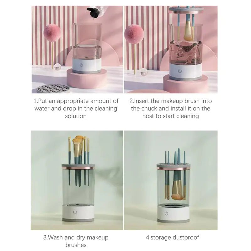 The Beauty Brush Cleaner – Fast Electric Makeup Brush Cleaner & Dryer